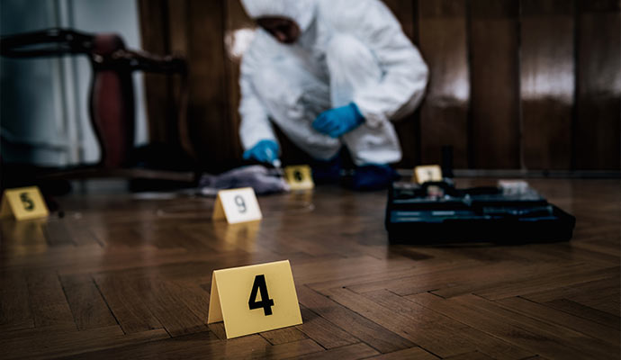 Crime scene investigation markers