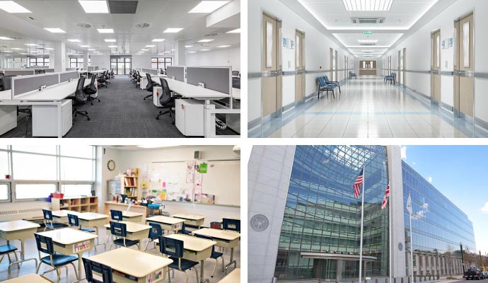 Commercial office healthcare school building collage