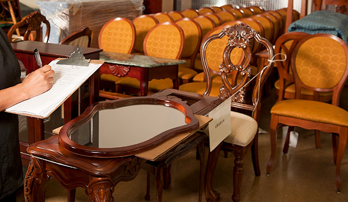 Furniture inventory for contents restoration