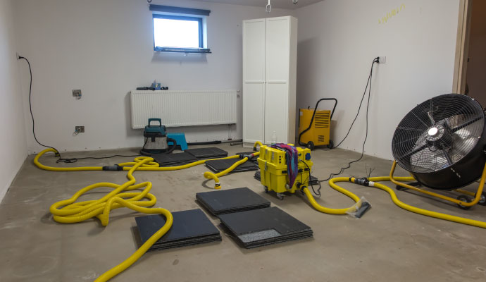 Water damage restoration equipment