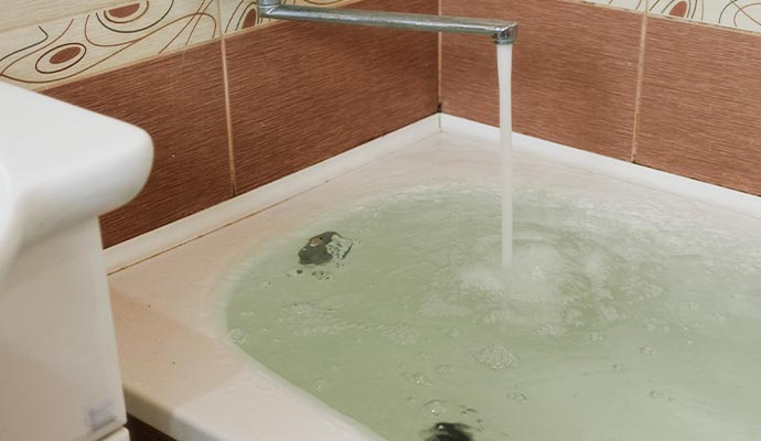 Tub overflow