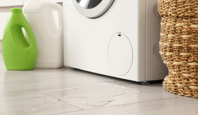 Water leak from washing machine